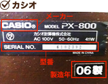 ピアノ買取査定時の種類、モデル、製造年の見方